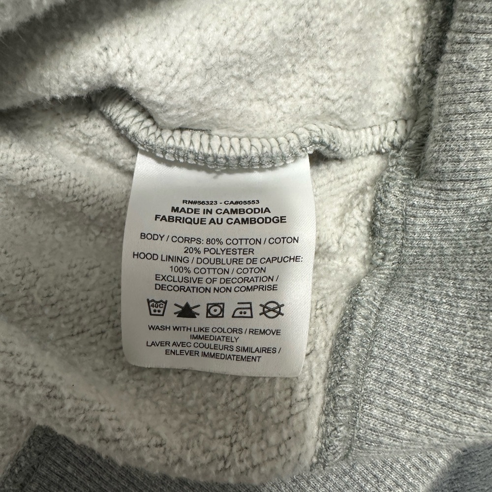 Nike Women's Phoenix Fleece oversized pullover Gray Hoodie - Picture 5 of 6